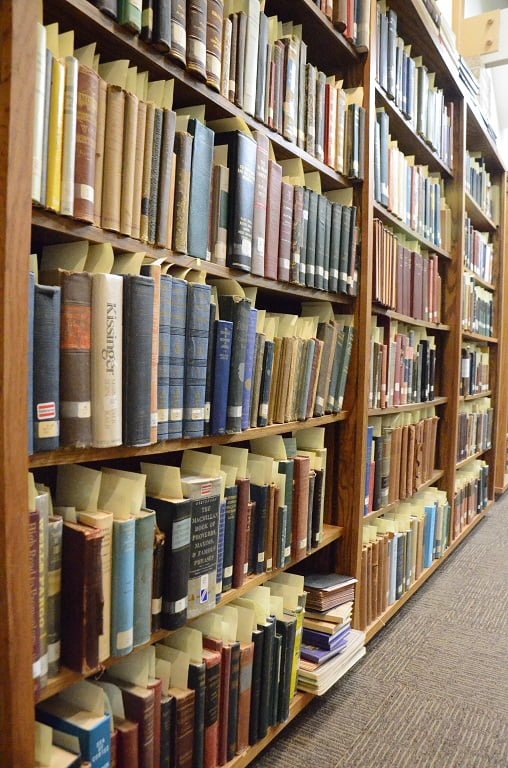 library shelf